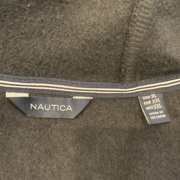 Nautical True Black Modern Tech Zip Jacket Hoodie - Picture 6 of 6